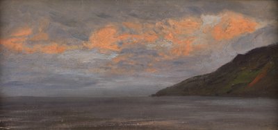 Zachód słońca na wybrzeżu autorstwa Henry Moore