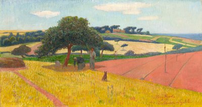 Les Chaumes w Guidel, 1891. autorstwa Henry Moret