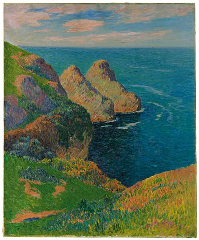 Klify nad morzem, 1895 autorstwa Henry Moret