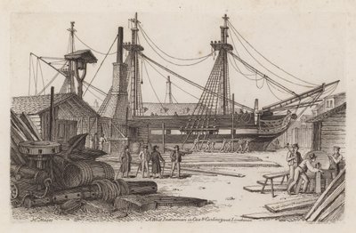 Człowiek z Indii Zachodnich w Cox and Curlins Yard, Limehouse autorstwa Henry Moses