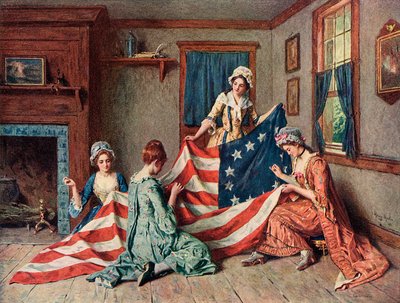 Narodziny flagi autorstwa Henry Mosler