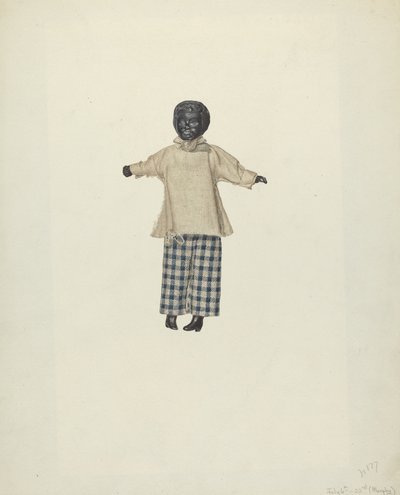 Czarna lalka z chińską głową autorstwa Henry Murphy