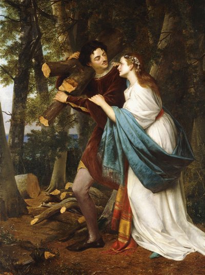 Miłośnicy lasu, autorstwa Henry Nelson ONeil