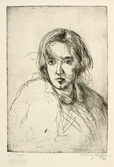 Portret kobiety autorstwa Henry Nielsen