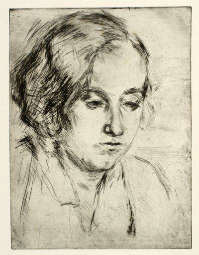 Portret siostry artysty Elli Wahlgreen Nielsen autorstwa Henry Nielsen