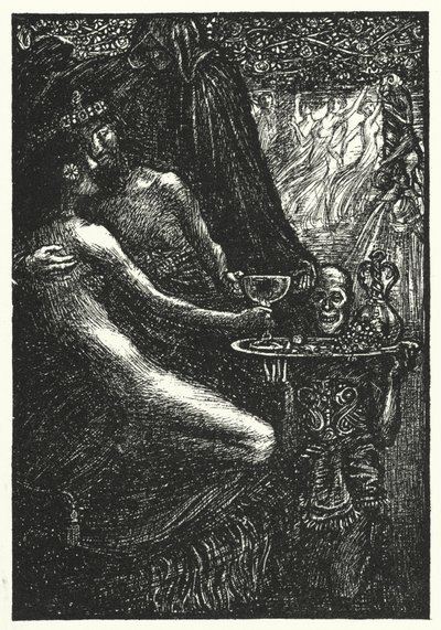 Wiersz Matthew Arnolda: Mycerinus (rycina) autorstwa Henry Ospovat