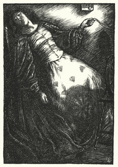 Wiersz Matthew Arnolda: Porzucony syren (rycina) autorstwa Henry Ospovat