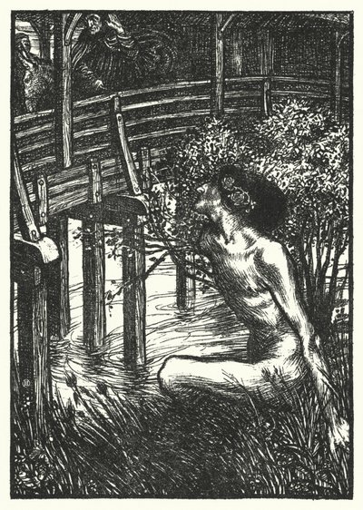 Wiersz Matthew Arnolda: Neckan (rycina) autorstwa Henry Ospovat