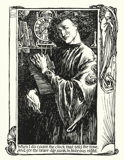 Sonety Szekspira, Sonnet XII (lito) autorstwa Henry Ospovat
