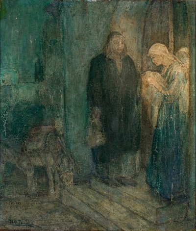 Wylot do Egiptu (w zajeździe) autorstwa Henry Ossawa Tanner