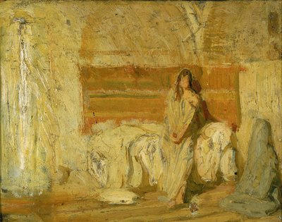 Studium Zwiastowania autorstwa Henry Ossawa Tanner