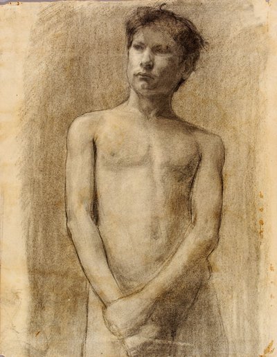 Studium młodego mężczyzny autorstwa Henry Ossawa Tanner
