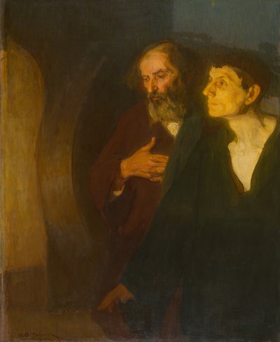 Dwaj uczniowie przy grobie autorstwa Henry Ossawa Tanner