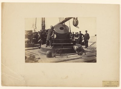 Moździerz [na] amerykańskim szkunerze C.P. Williams, Port Royal, S.C. autorstwa Henry P. Moore