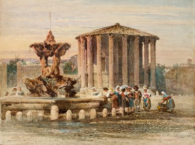 Fontanna w Rzymie autorstwa Henry Parsons Riviere