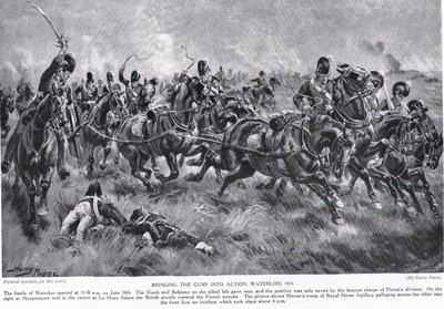 Jak działa broń, Waterloo, ilustracja z „Hutchinson