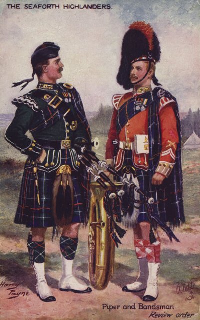 Górale z Seaforth autorstwa Henry Payne