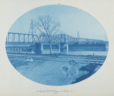 CM. & Św. Ludwik Most P.RR w Sabula, Ia. autorstwa Henry Peter Bosse