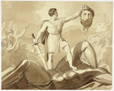 Dawid i Goliat autorstwa Henry Pierce Bone