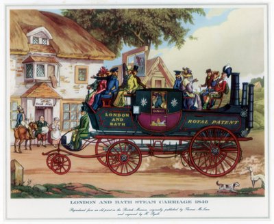 London and Bath Steam Carriage, 1840, c1800-1840. autorstwa Henry Pyall