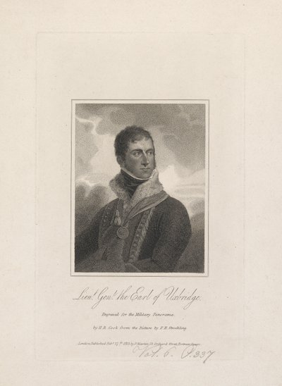 Generał porucznik Henry Paget, hrabia Uxbridge autorstwa Henry R. Cook