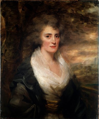 Portret pani Elinor Bethune, lata 90. XVIII wieku. autorstwa Henry Raeburn