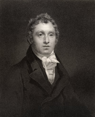 Sir David Brewster, rytowany przez W. Holla, z 