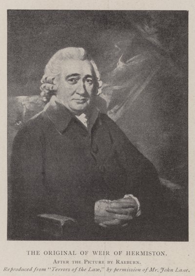 Oryginał Weir of Hermiston autorstwa Henry Raeburn