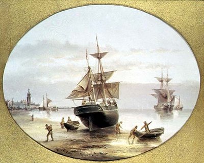 Scena portowa autorstwa Henry Redmore