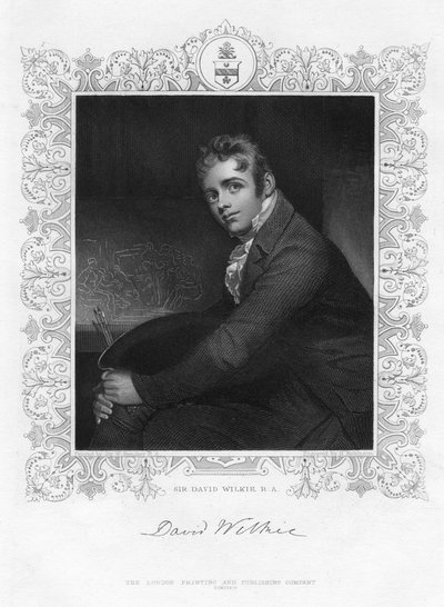 Sir David Wilkie 1785-1841, szkocki malarz, XIX wiek. autorstwa Henry Robinson