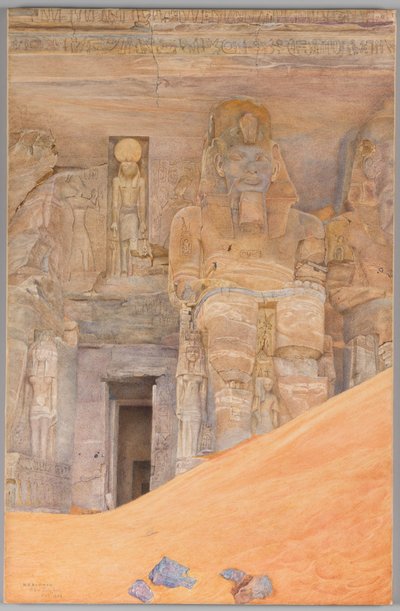 Abu Simbel autorstwa Henry Roderick Newman