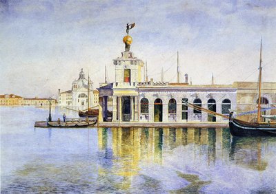 Wenecja, Dogana, 1874 autorstwa Henry Roderick Newman