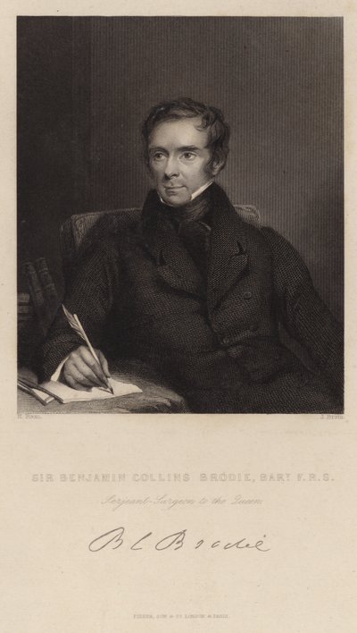 Portret sir Benjamina Collinsa Brodie autorstwa Henry Room