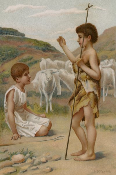 Św. Jan Chrzciciel autorstwa Henry Ryland