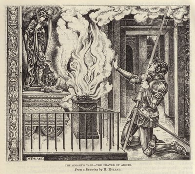 Opowieść rycerska autorstwa Henry Ryland