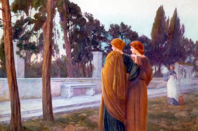 Dzień się skończył (malowanie) autorstwa Henry Ryland