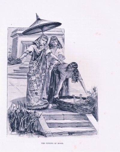 Znalezienie Mojżesza autorstwa Henry Ryland