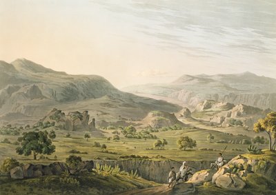 Przełęcz Atbara w Abisynii, wyryte przez Daniela Havella (1785-1826) 1809 (akwatinta) autorstwa Henry Salt