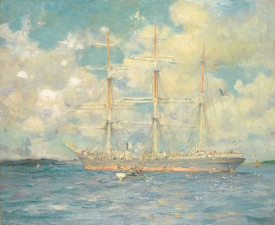 Francuski bark w zatoce Falmouth, 1902 autorstwa Henry Scott Tuke