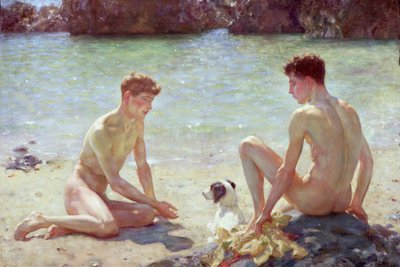 Towarzysze, 1924 autorstwa Henry Scott Tuke
