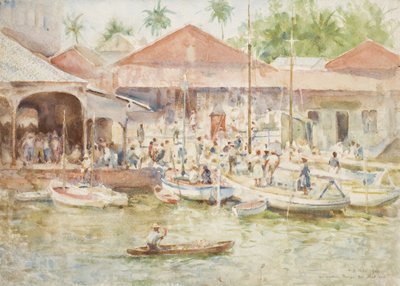 Targ, Belize, Honduras Brytyjski, 1924 autorstwa Henry Scott Tuke