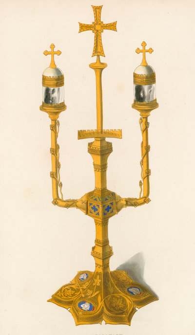 Relikwiarz, koniec XV w. autorstwa Henry Shaw