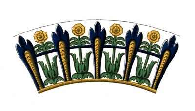 Fragment naczynia emaliowanego, początek XVII wieku, 1843. autorstwa Henry Shaw