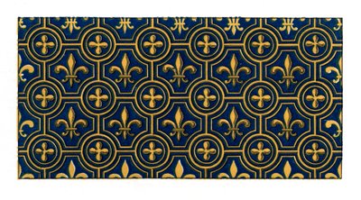 Ozdoba na pieluchy, XIV w., 1843 r. autorstwa Henry Shaw