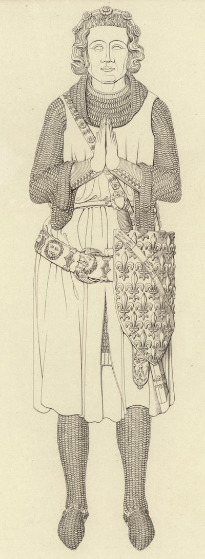 Wizerunek Karola hrabiego D?Etampes, ok. 1336 r autorstwa Henry Shaw