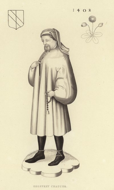 Geoffrey Chaucer autorstwa Henry Shaw