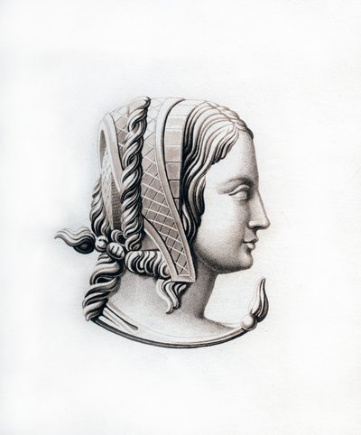 Nakrycie głowy, początek XVI wieku, 1843. autorstwa Henry Shaw