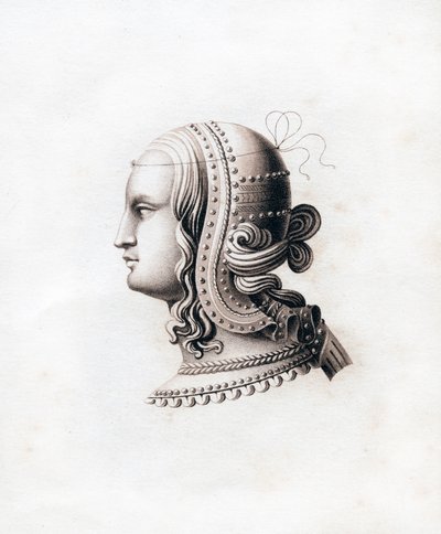 Nakrycie głowy, początek XVI wieku, 1843. autorstwa Henry Shaw
