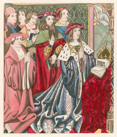 Henryk VI i jego dwór autorstwa Henry Shaw