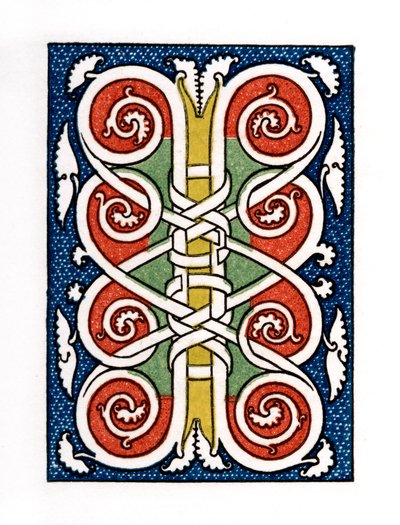 Pierwsza litera I, 1476, 1843 autorstwa Henry Shaw
